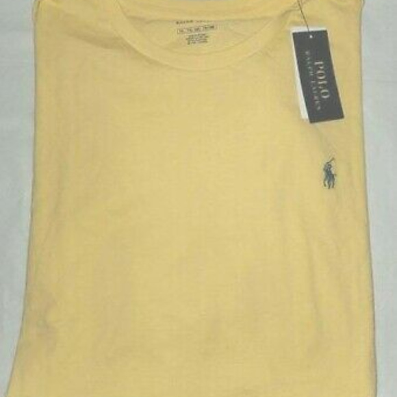 YELLOW POLO BY RALPH LAUREN TSHIRT NWT XL - Picture 1 of 5